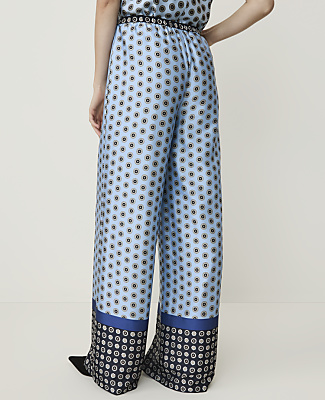 Ann Taylor Geo Print Easy Palazzo Pant Night Sky Women's