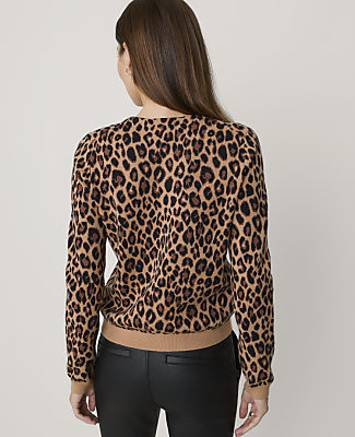 Animal Print Ann Cardigan