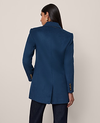 Fitted Long Double Breasted Coat