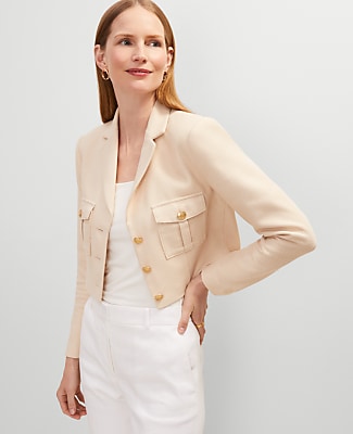 Blazer Jacket in Pique