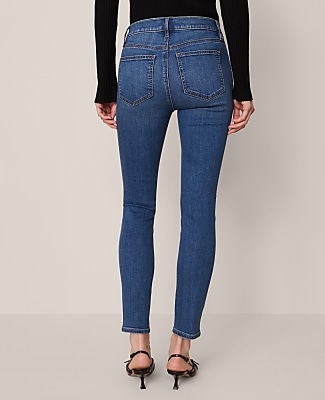 Mid Rise Skinny Jeans in Classic Wash — Curvy Fit