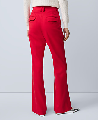 The Petite Slim Flare Trouser in Bi-Stretch