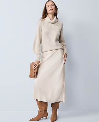 Ribbed Turtleneck Sweater