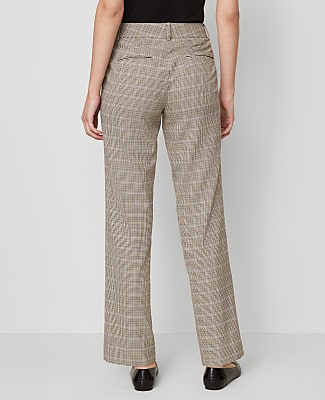 The Straight Pant in Plaid — Curvy Fit