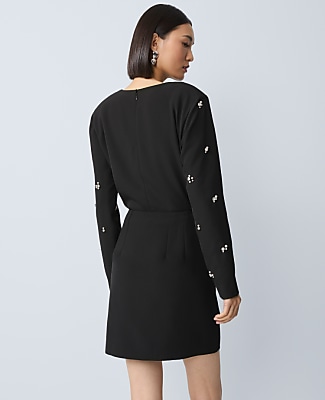 Embellished A-Line Skirt