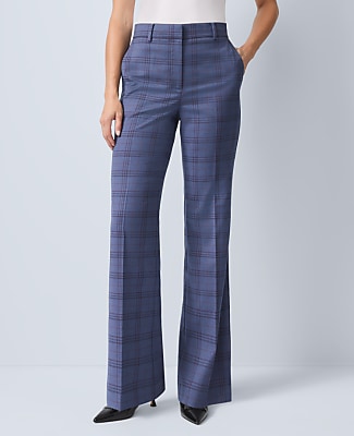 The Flare Trouser in Plaid