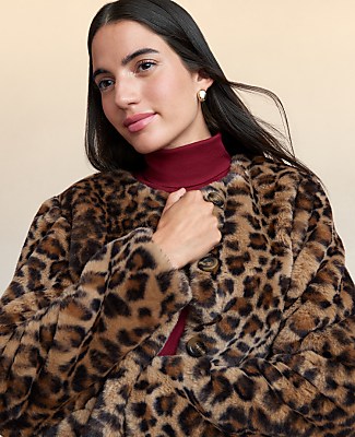 Weekend Faux Fur Animal Print Jacket