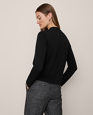 Petite V-Neck Sweater Jacket