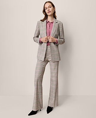 The Petite Jayne Trouser in Plaid