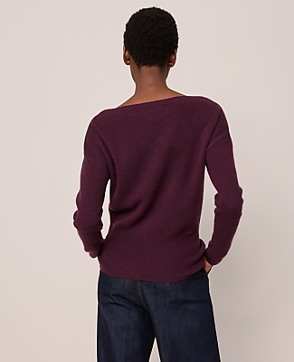 Petite Cashmere Boatneck Sweater