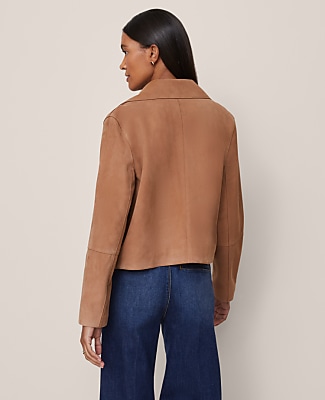 Studio Collection Suede Collared Jacket
