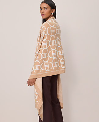 Chain Link Print Wrap Scarf