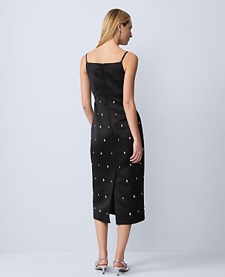 Satin Sheath Dress