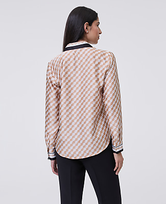 Geo Satin Modern Shirt