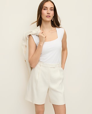 The Long Short in Linen Blend