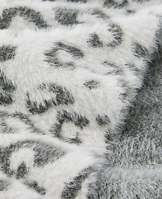 Leopard Print Blanket Scarf