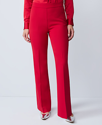 The Petite Flare Trouser in Fluid Crepe