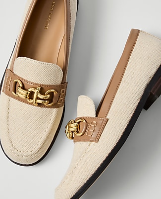 Ann Taylor Hardware Embellished Loafer