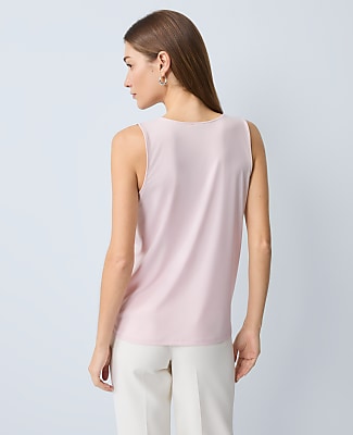 Mixed Media Tank Top