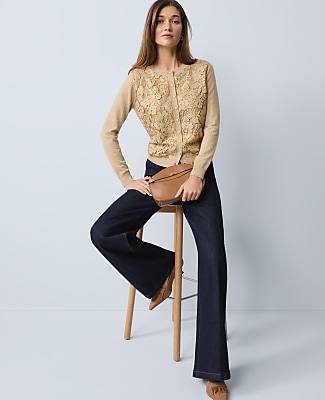Petite Lace Ann Cardigan