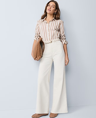 Weekend Collection Striped Relaxed Perfect Shirt