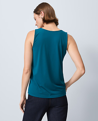 Mixed Media Tank Top