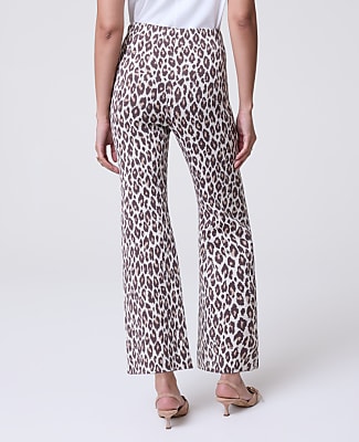 Petite Animal Print Sweater Pant