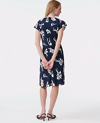 Petite Floral Twist Dress