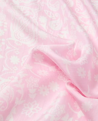Bandana Print Silk Scarf