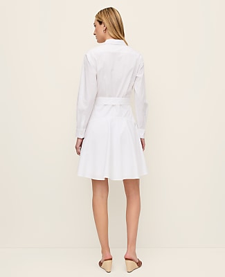 Belted Collared Shirtdress
