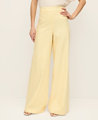 The Statement Palazzo Pant in Linen Blend