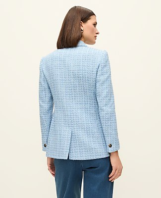 The Petite Crosby Blazer in Tweed