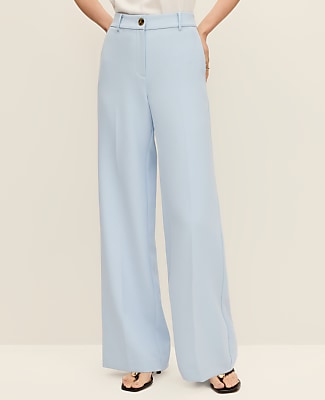 The Petite Perfect Wide-Leg Pant in Fluid Crepe