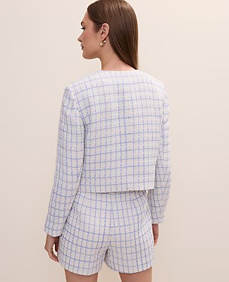 Petite Patch Pocket Jacket in Tweed