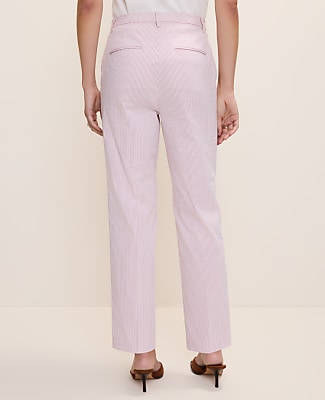 The Petite Ankle Pant in Seersucker