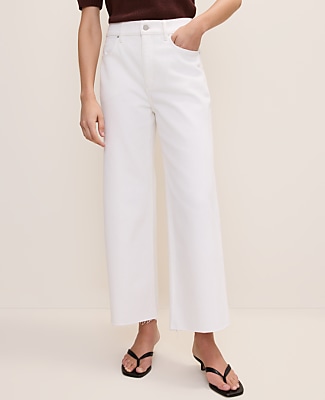 The Petite Wide-Leg Crop Jean