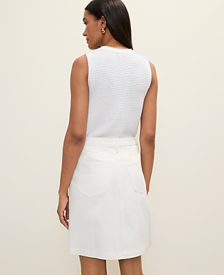 Weekend Eyelet Denim Skirt