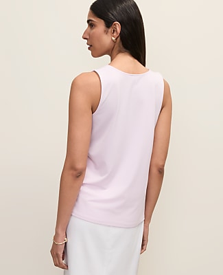 Petite Mixed Media Tank Top
