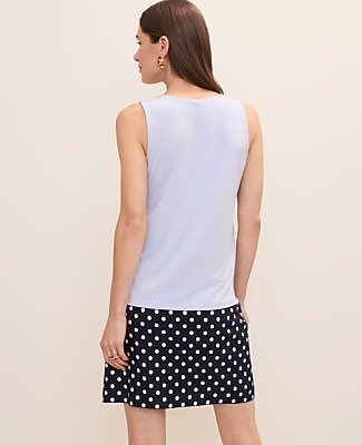 Petite Mixed Media Tank Top