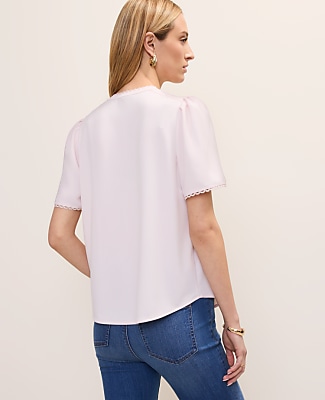 Lace Trim Top