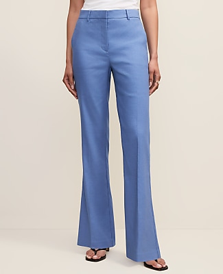 The High Rise Trouser in Linen Blend