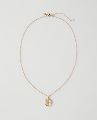 Ann Taylor Textured Pendant Necklace