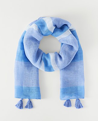Ann Taylor Weekend Striped Scarf