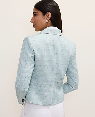 The Petite Modern Newbury Blazer in Tweed