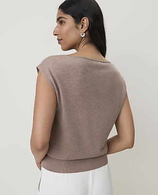 Petite Boatneck Sweater Shell