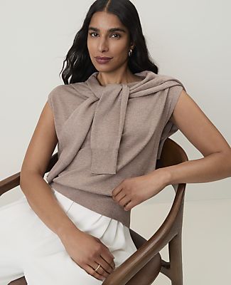 Petite Boatneck Sweater Shell
