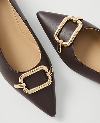 Leather Buckle Flat