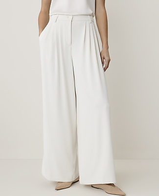The Petite Multi Pleated Wide Leg Pant