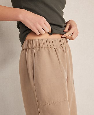 Haven Well Within Linen Blend Dobby Wide Leg Pants