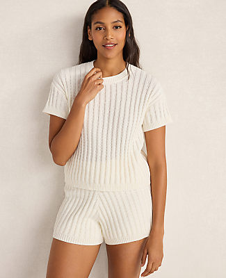 Haven Well Within Cotton Vertical Stitch Shorts